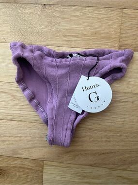 Hunza G Ribbed Lilac Bikini Brief